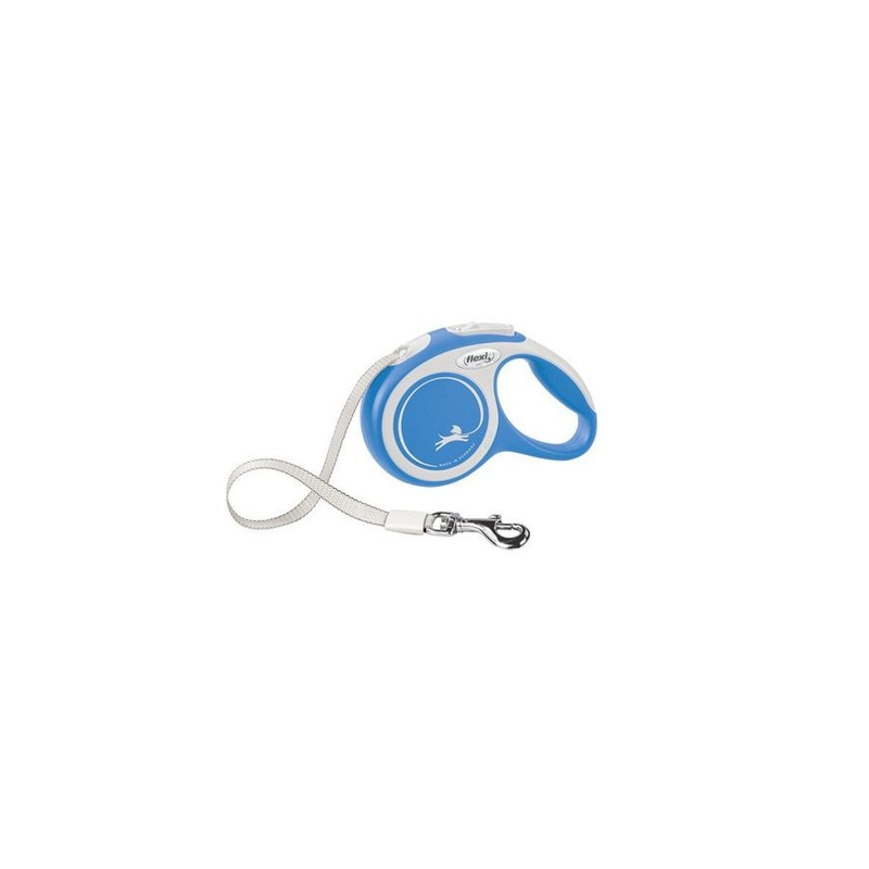 Flexi New Comfort tape XS поводок-рулетка для собак, голубая 3 м, до 12 кг породы мелкого размера Германия 1 уп. х 1 шт. х 0.126 кг, цвет голубой