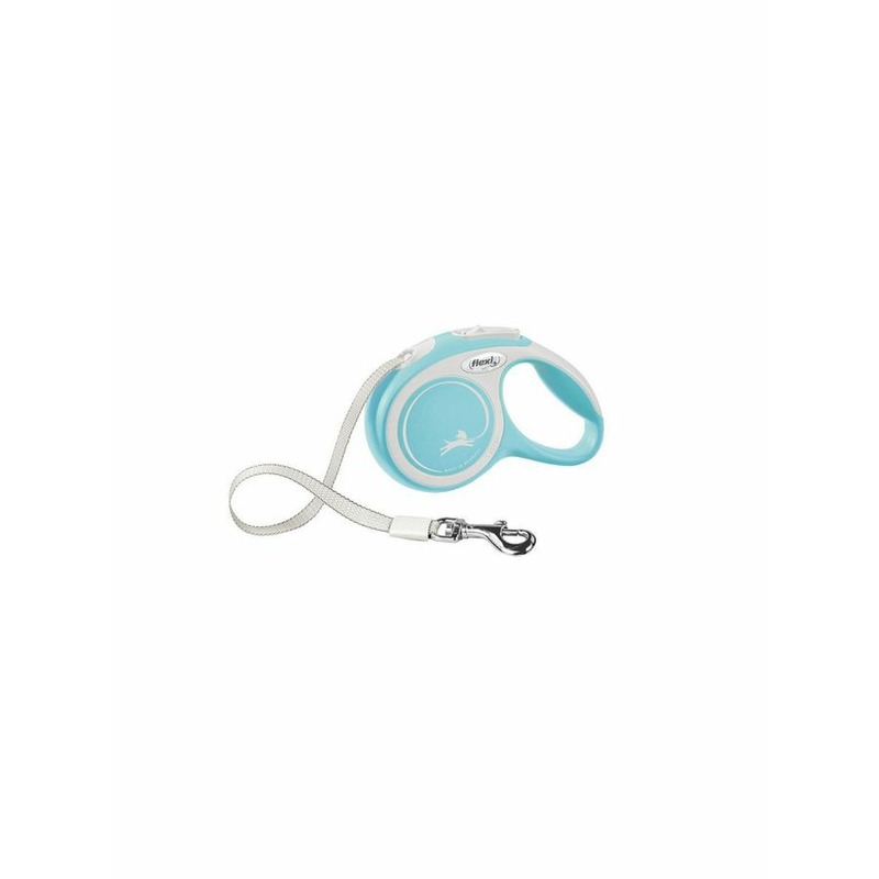 Flexi New Comfort tape XS поводок-рулетка для собак, светло-голубая 3 м, до 12 кг породы мелкого размера Германия 1 уп. х 1 шт. х 0.126 кг, цвет голубой