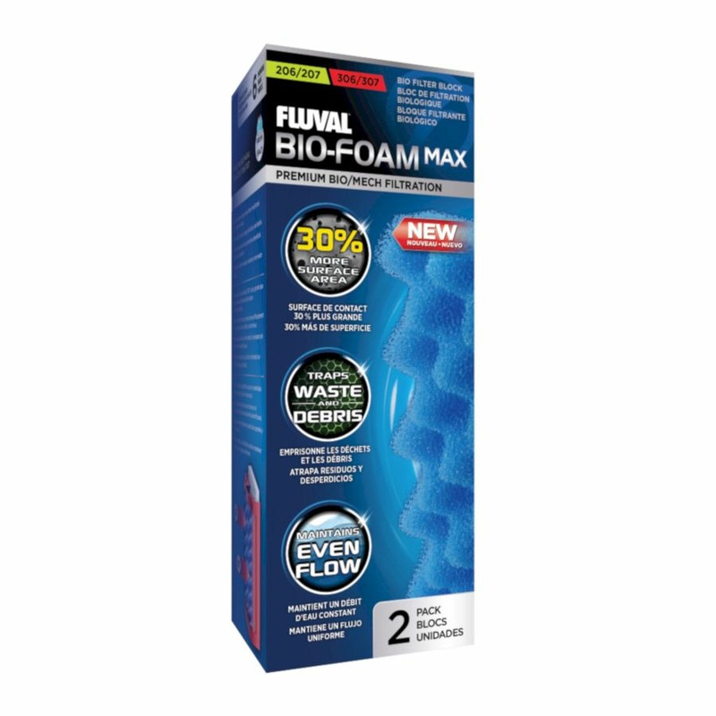 цена Fluval фильтрующая губка Bio Foam MAX для фильтров 207/307 (A188)