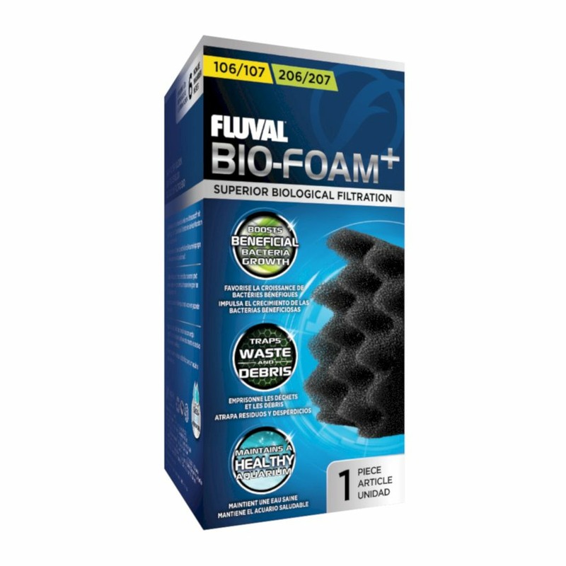 Fluval губка для механической и биологической очистки для фильтров 106/107 и 206/207 (A236) fluval fluval губка пористая phosphate remover для фильтров 307 407 a261