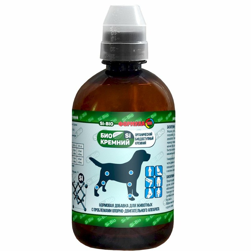 Формула 365 кормовая добавка биокремний для взрослых собак всех пород предотвращает развитие рахита, артрита, артроза, размет лап, укрепляет связки - 500 мл