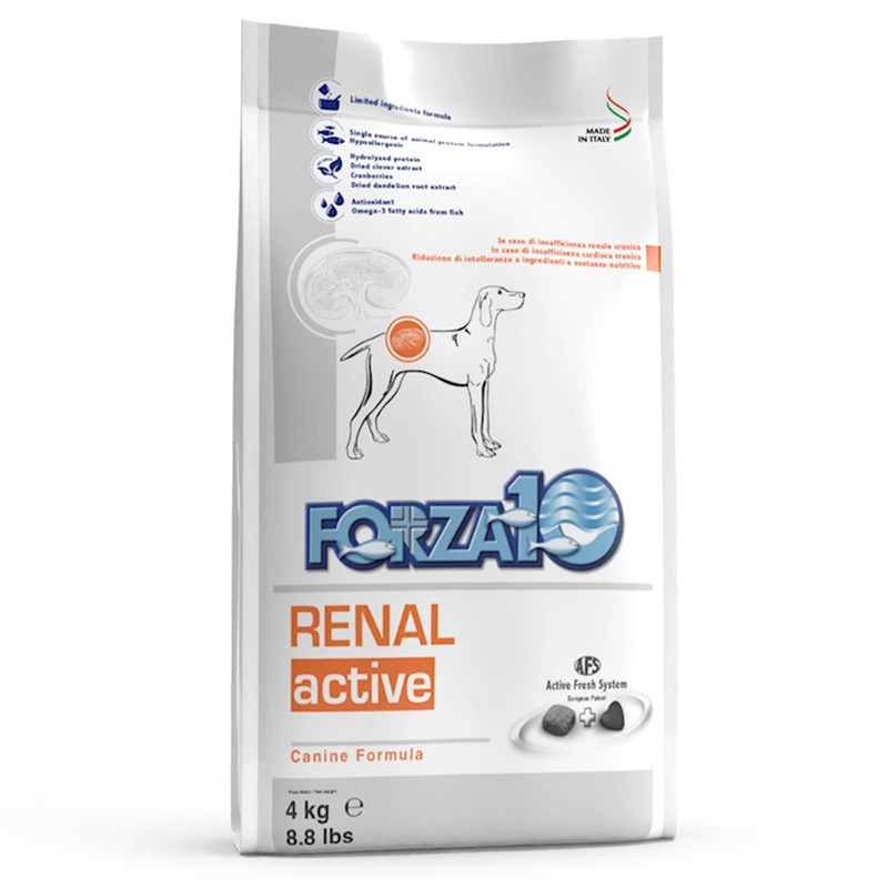 Forza10 Renal Active Line для взрослых собак всех пород при острой и хронической почечной недостаточности, хронической сердечной недостаточности - 4 кг цена и фото