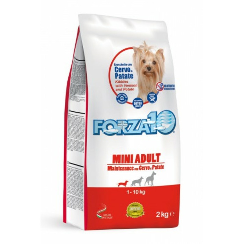 Forza10 Maintenance для взрослых собак мелких пород из оленины с картофелем - 2 кг forza10 maintenance для взрослых собак мелких пород из курицы и картофеля 2 кг