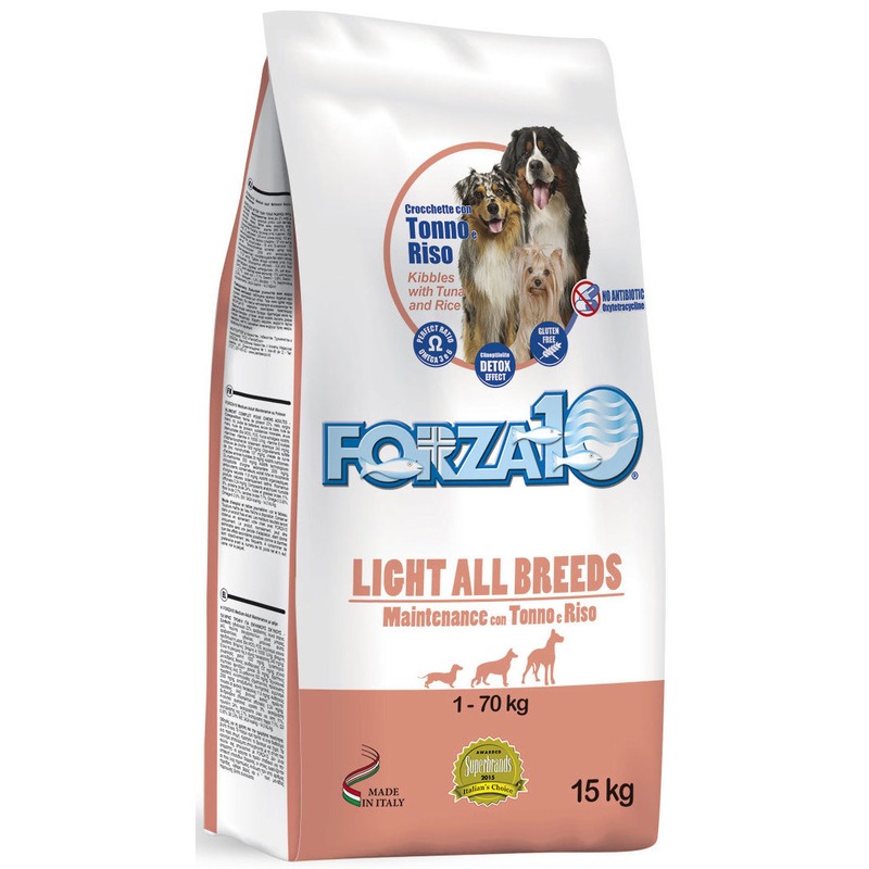 Forza10 Maintenance для взрослых собак всех пород склонных к полноте из тунца и риса - 15 кг forza10 maintenance для взрослых собак всех пород из морской рыбы и риса