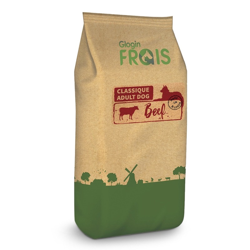 Frais Classique полнорационный сухой корм для собак, с говядиной - 3 кг