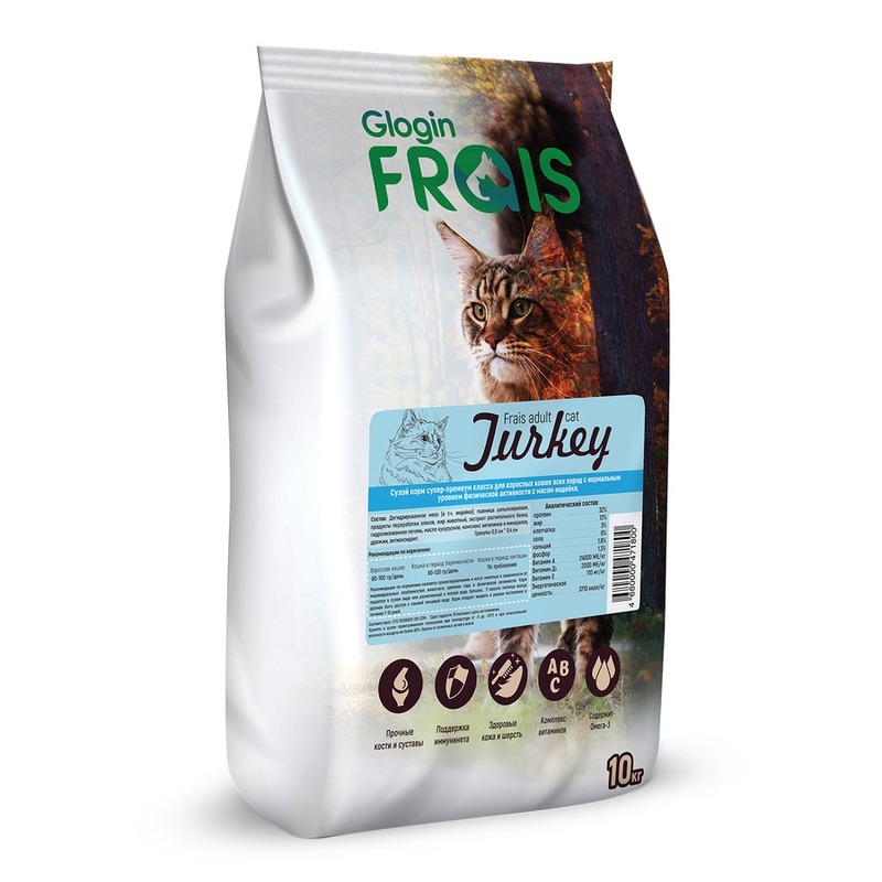 Frais Signature сухой корм для кошек с нормальной активностью, с индейкой frais frais сухой корм для взрослых стерилизованных кошек всех пород с мясом ягненка 2 кг