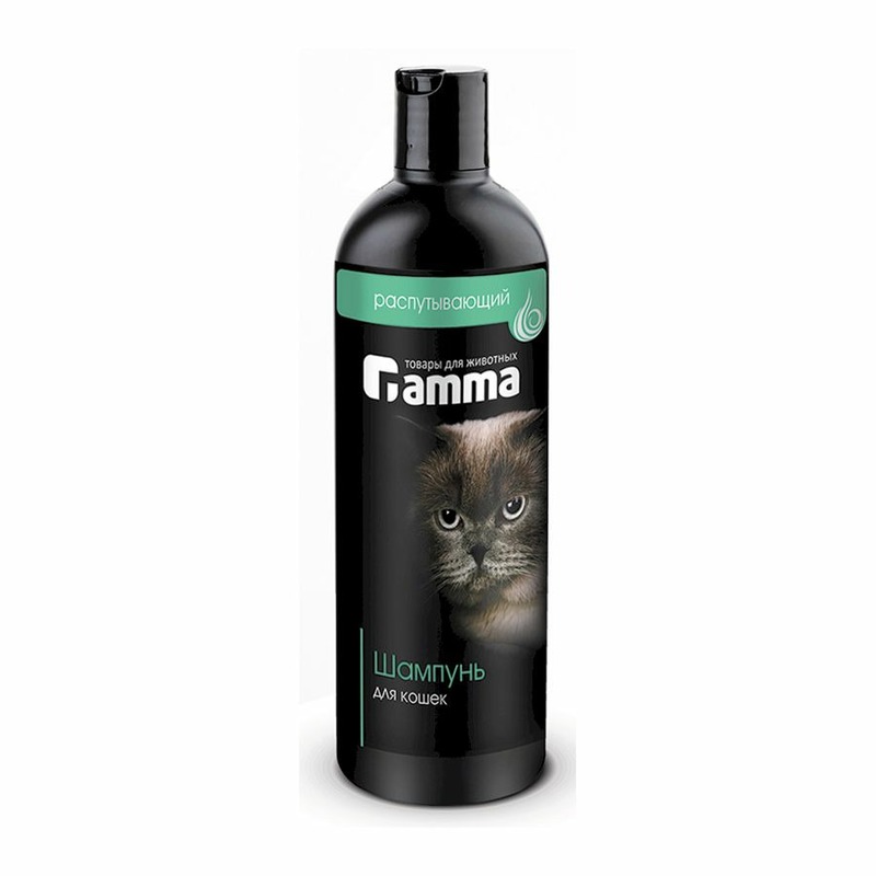 цена Gamma шампунь для длинношерстных и пушистых кошек - 250 мл