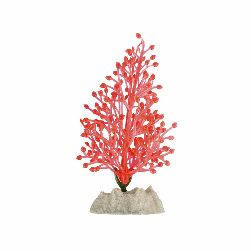 Glofish растение для аквариума пластиковое флуоресцентное оранжевое 13 см glofish декорация для аквариума разбитая ваза