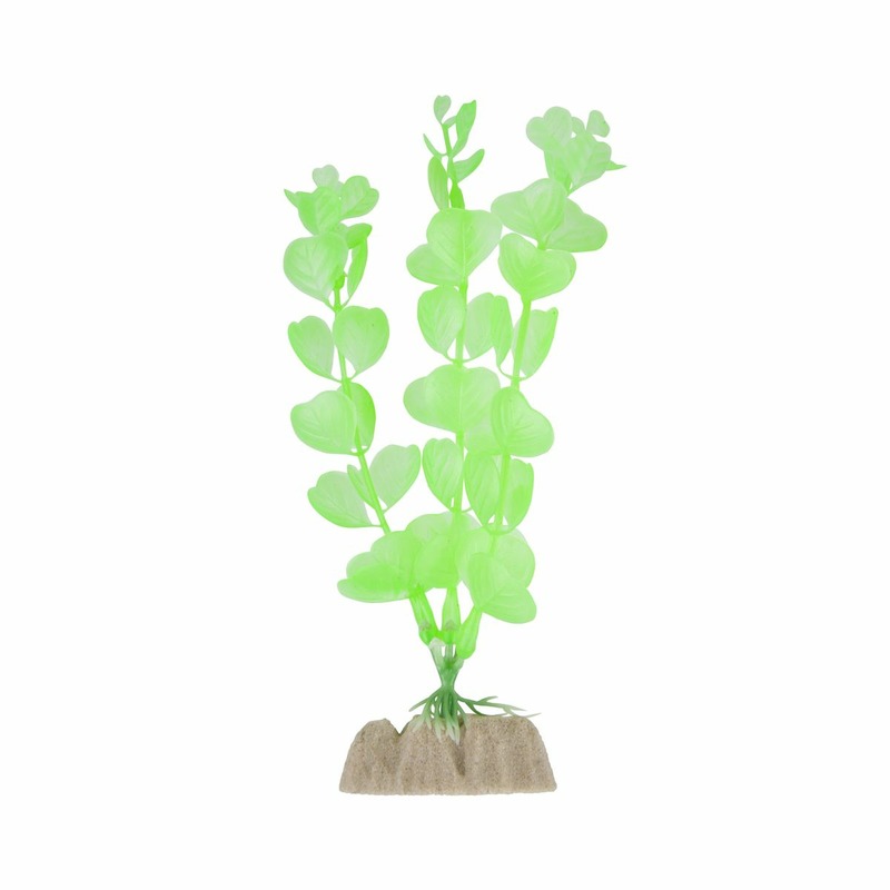 Glofish растение для аквариума пластиковое флуоресцентное зеленое 15-24 см glofish декорация для аквариума скрученное дерево