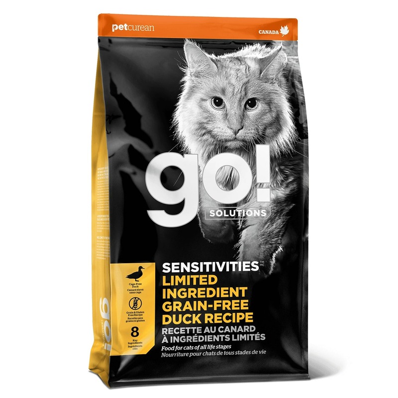 GO! Natural Holistic GO! Sensivities Limited Ingredient GF сухой беззерновой корм для котят и кошек для чувствительного пищеварения с уткой - 7,26 кг