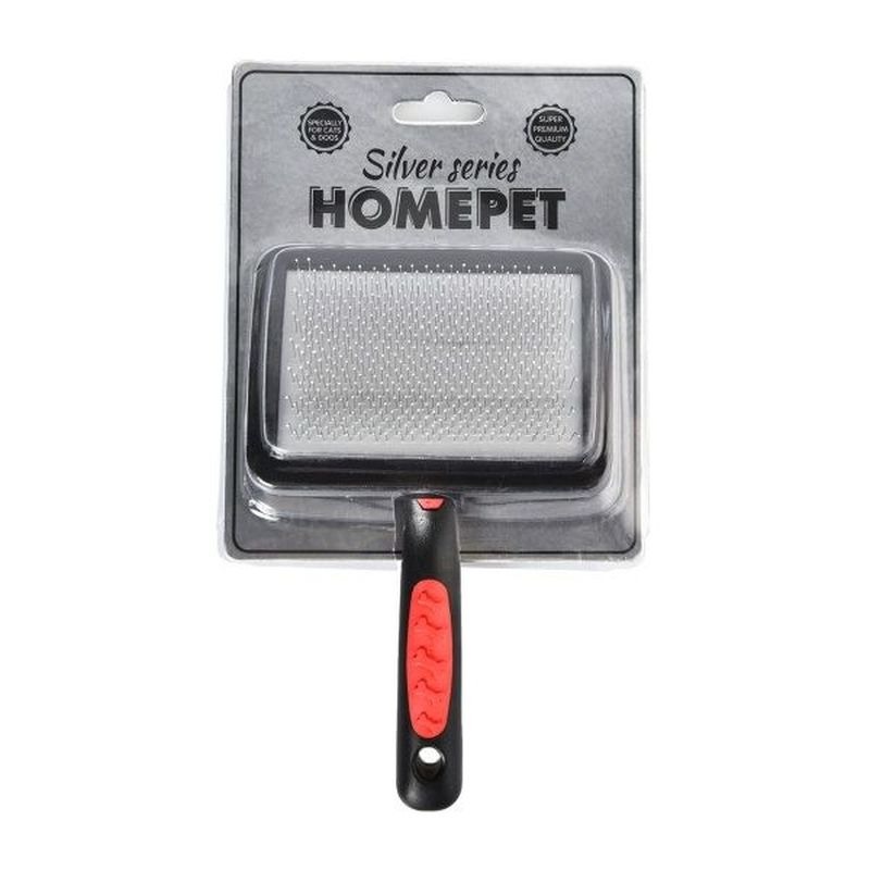 

Homepet Silver Series пуходерка пластиковая с каплей размер  - 18х11,5 см груминг  Китай 1 уп. х 1 шт. х 0.164 кг