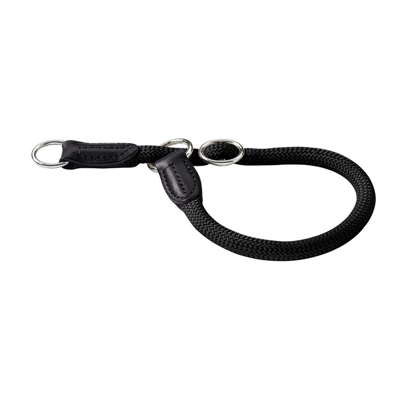 Hunter ошейник-удавка для собак Freestyle 40/8 круглый нейлон черный ошейник для собак цвет черный