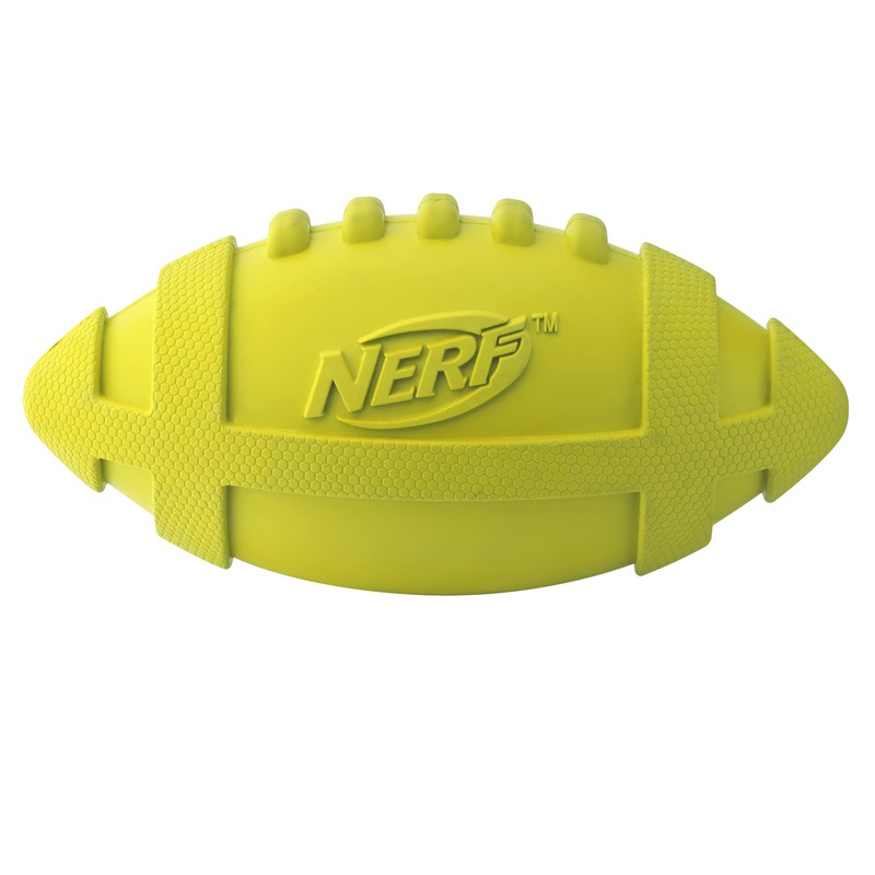 NERF Игрушка для собак Nerf Мяч для регби пищащий - 17,5 см