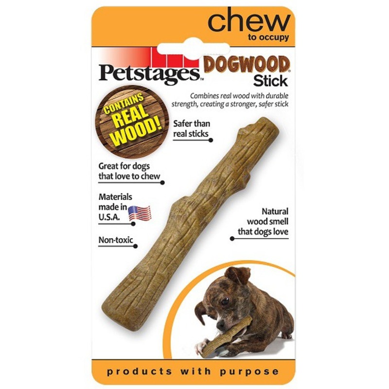 цена Petstages игрушка для собак Dogwood палочка деревянная очень малая