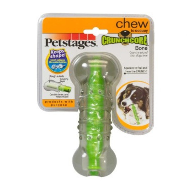 Petstages игрушка для собак \Хрустящая косточка\ резиновая большая косточка для собак petstages chick a bone 67339 бежевый