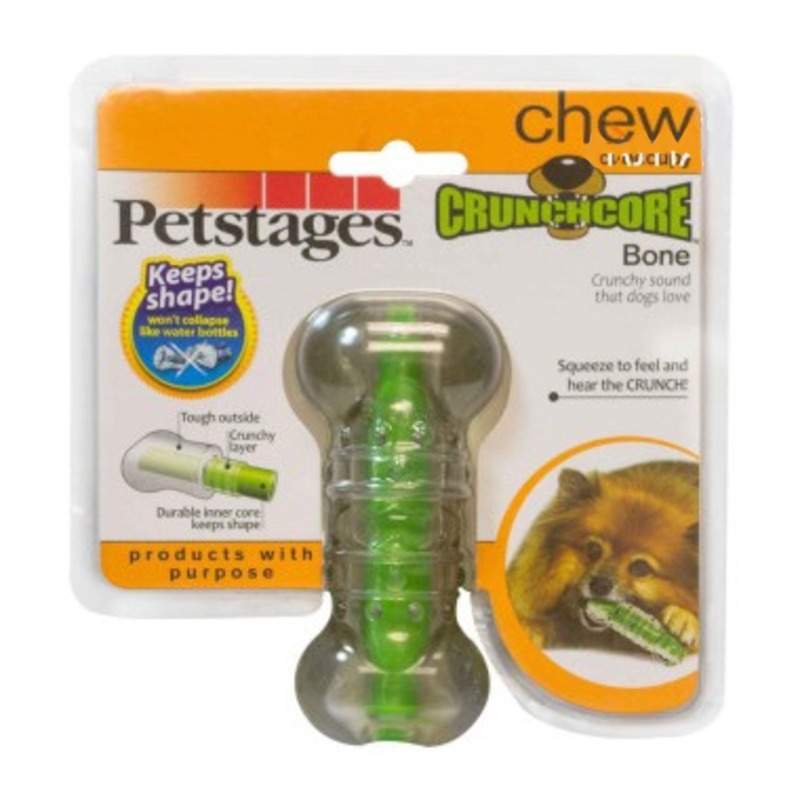 Petstages игрушка для собак \Хрустящая косточка\ резиновая малая цена и фото