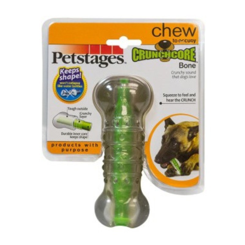 Petstages игрушка для собак \Хрустящая косточка\ резиновая средняя цена и фото
