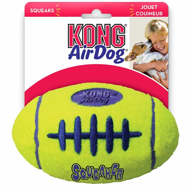 Kong игрушка для собак Air \Регби\ средняя 14 см