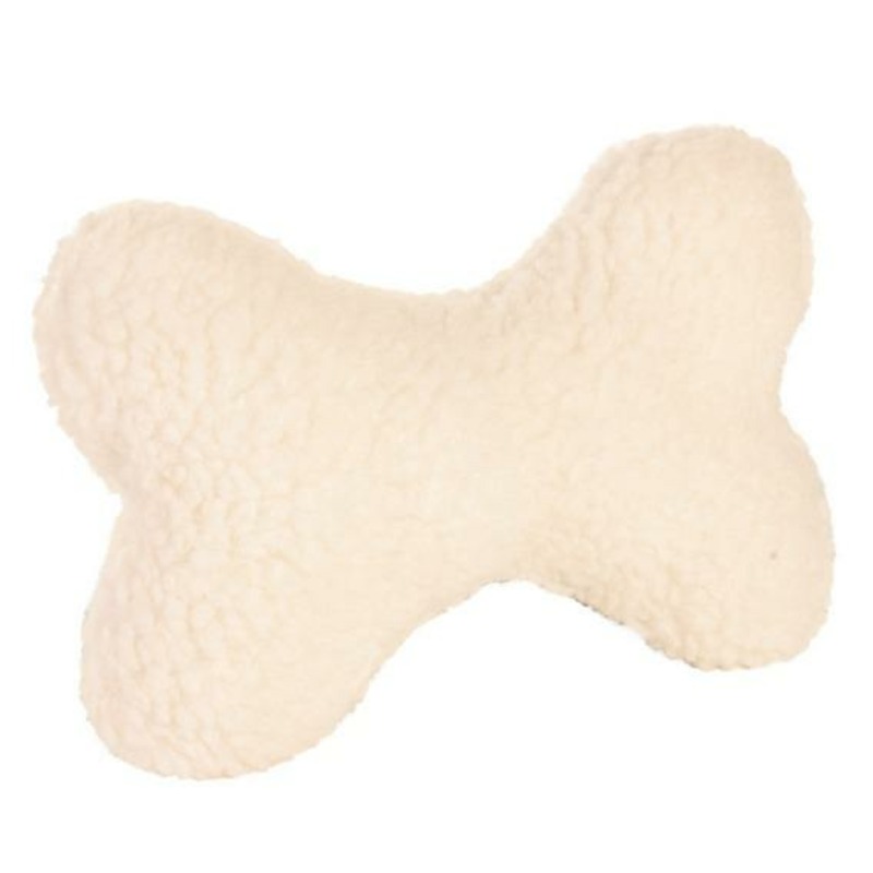 Игрушка Trixie для собак кость меховая пищащая 20 см игрушкка пижон пищащая эскимо для собак 14 см розовая