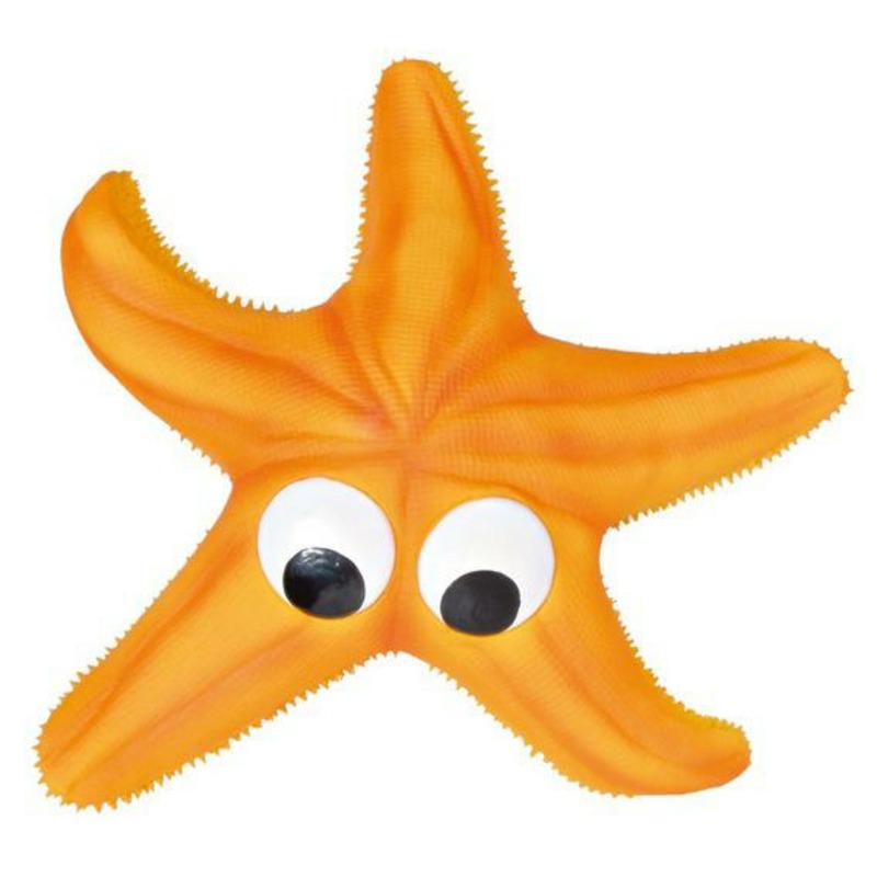 цена Игрушка Trixie для собак морская звезда 23 см из латекса