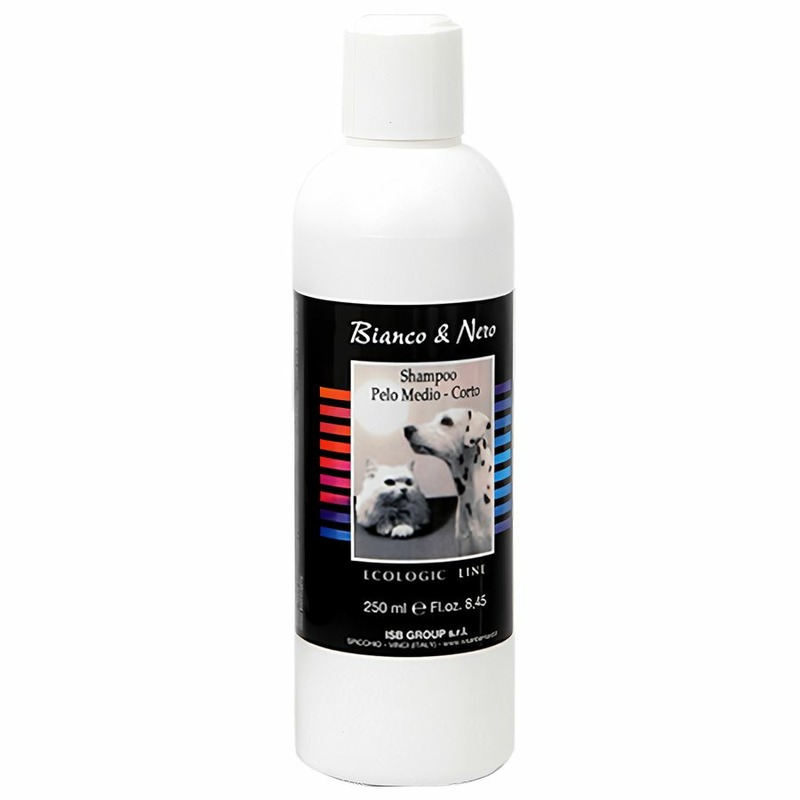 Iv San Bernard Black&White Шампунь для средней и короткой шерсти 250 мл trixie шампунь для собак облегчающий расчесывание шерсти 250 мл