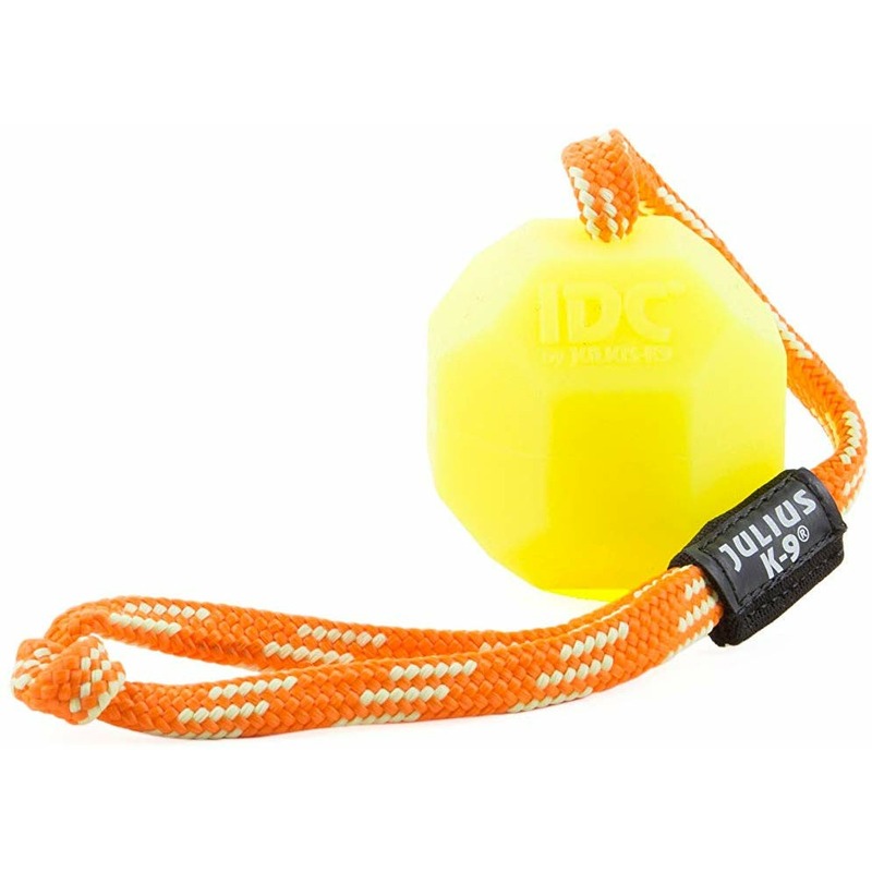 Julius-K9 игрушка для собак Мяч с ручкой 6 см, флуоресцентный, силикон 37811
