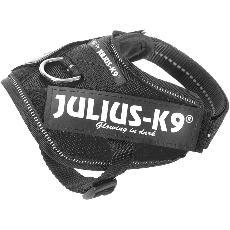 цена Julius-K9 шлейка для собак IDC-Powerharness 1, 63-85 см/ 23-30 кг, черная