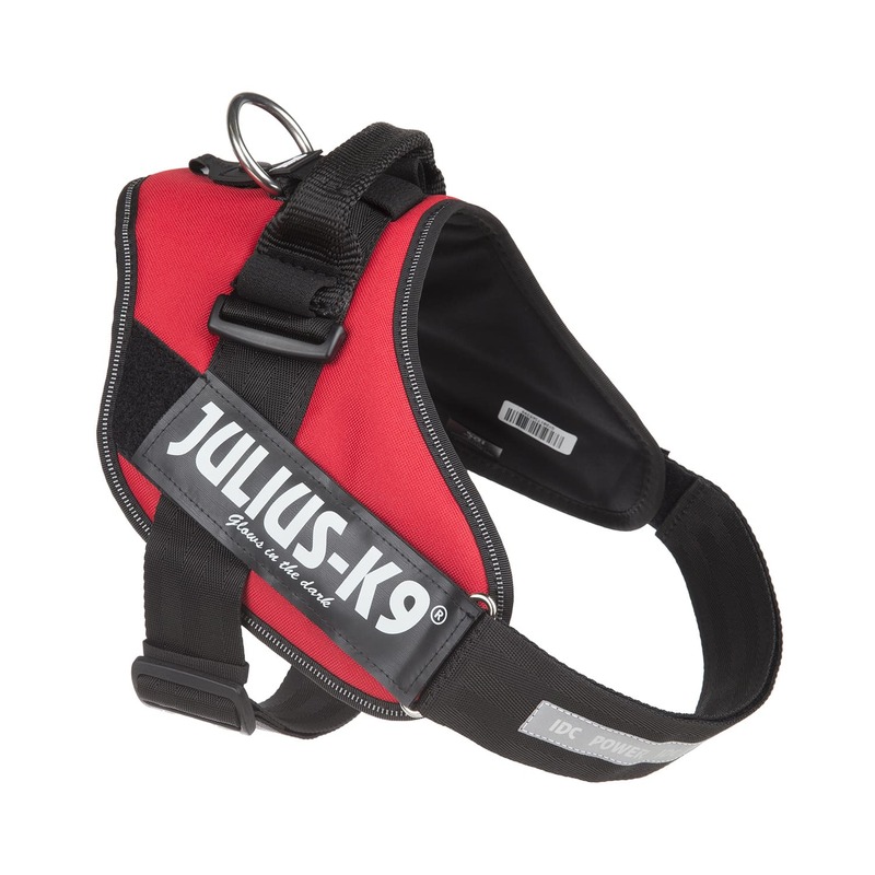 цена Julius-K9 шлейка для собак IDC-Powerharness 2, 71-96 см/ 28-40 кг, красная