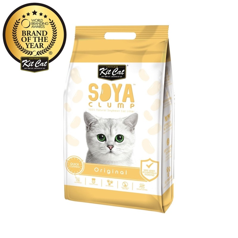 комкующийся наполнитель kit cat soya clump coffee 7л 1 шт Kit Cat SoyaClump Soybean Litter соевый биоразлагаемый комкующийся наполнитель