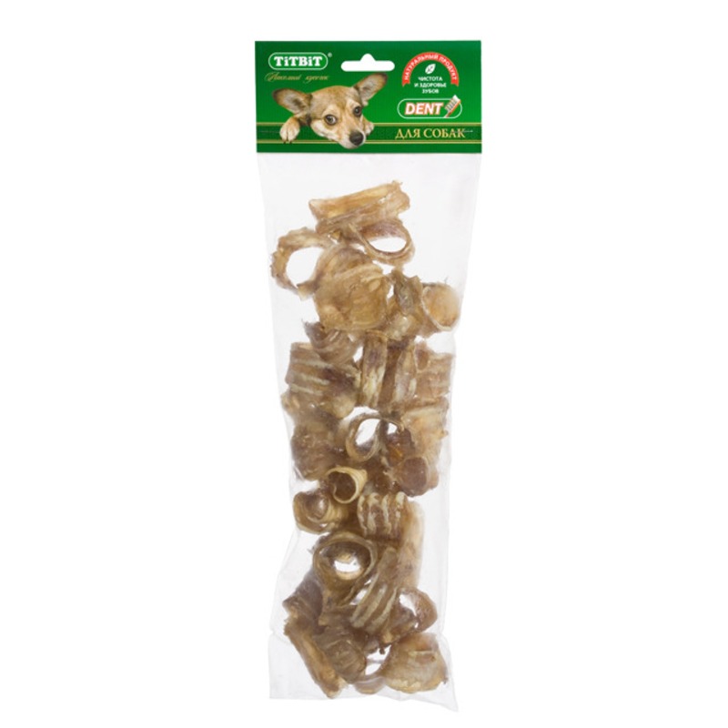 Titbit колечки из трахеи XL - мягкая упаковка - 120 г лакомство для собак dog lunch сушеные колечки трахеи 100 г