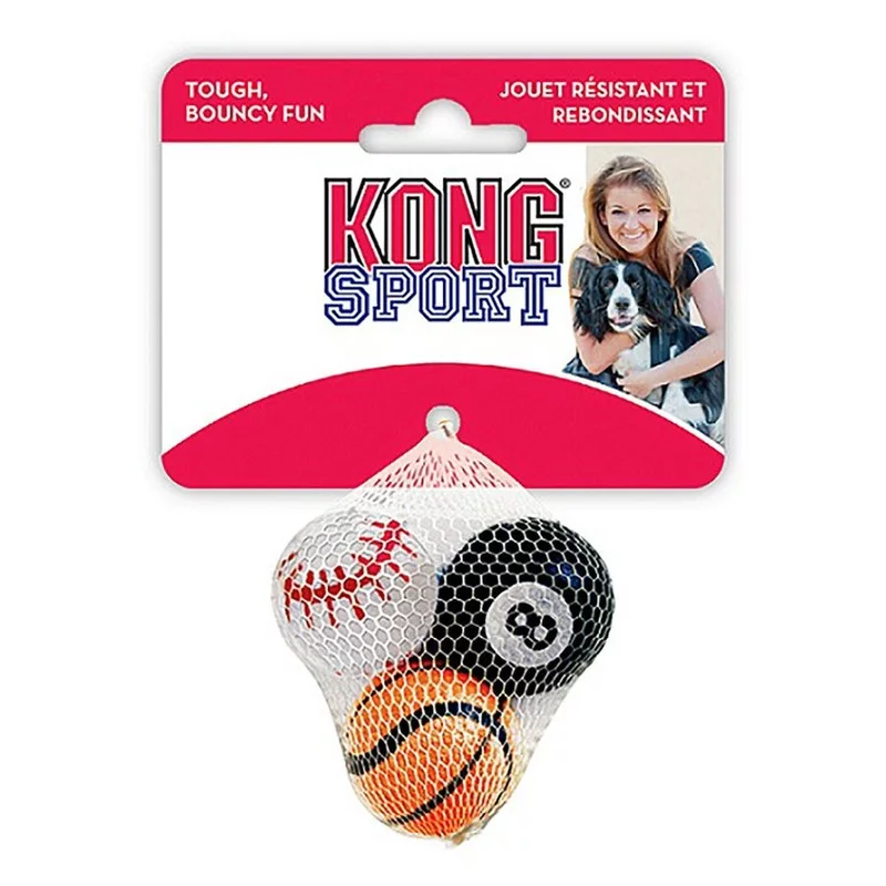 Kong Kong игрушка для собак Air Sport Теннисный мяч очень маленький 4 см х 3 шт printio конг остров черепа kong skull island