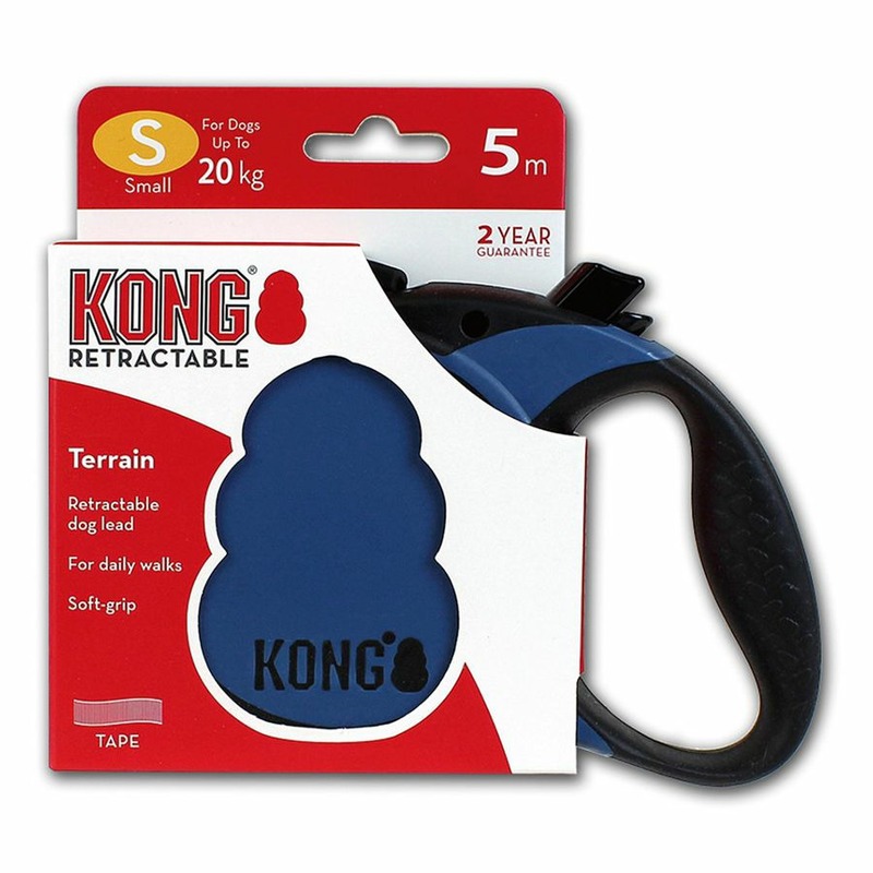 Kong рулетка Terrain S (до 20 кг) лента 5 метров синяя премиум Китай 1 уп. х 1 шт. х 0.25 кг, цвет синий
