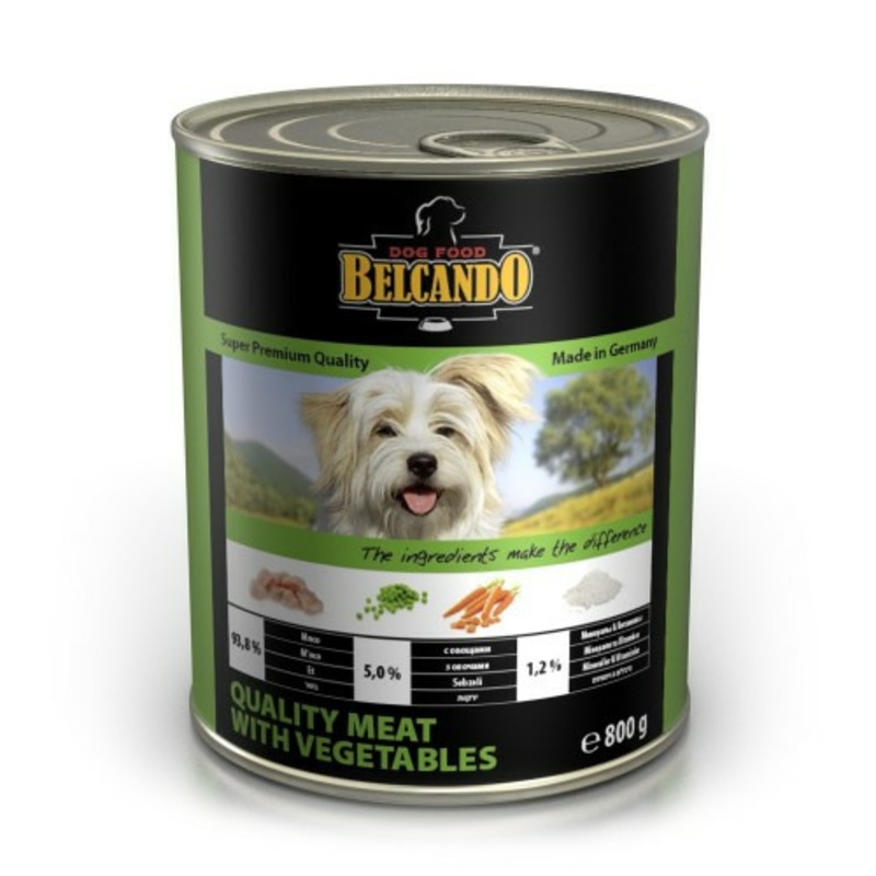 Консервы для собак Belcando Super Premium с отборным мясом и овощами belcando junior lamb