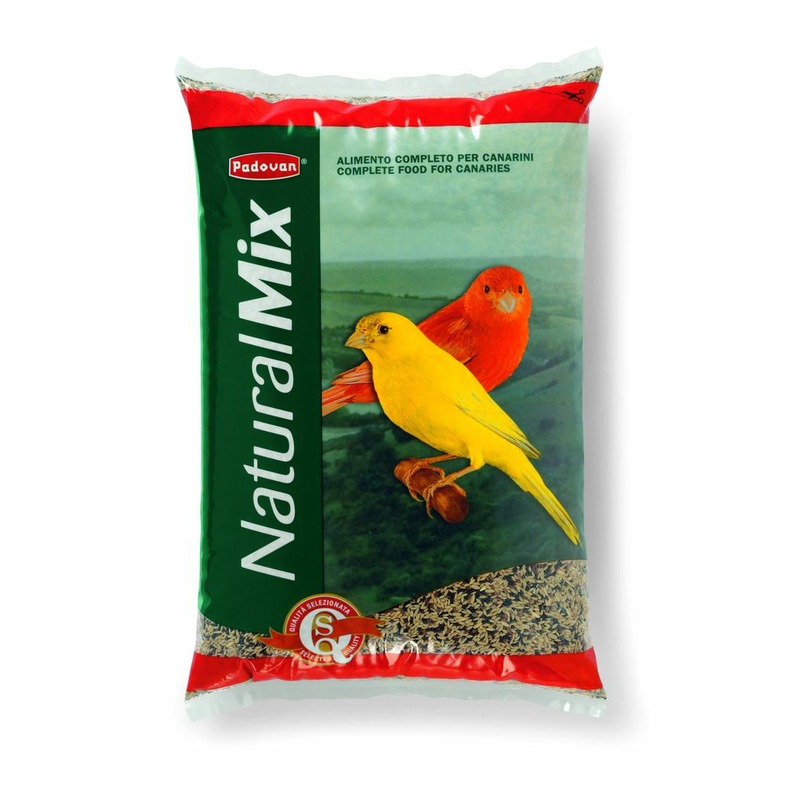 Корм Padovan Naturalmix canarini для канареек основной - 1 кг корм padovan naturalmix cocorite корм для волнистых попугаев основной 1 кг
