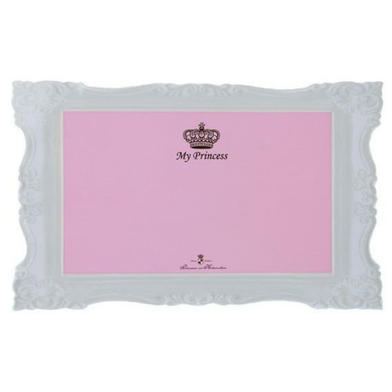 цена Коврик под миску Trixie My Princess для собак 44×28 см розовый