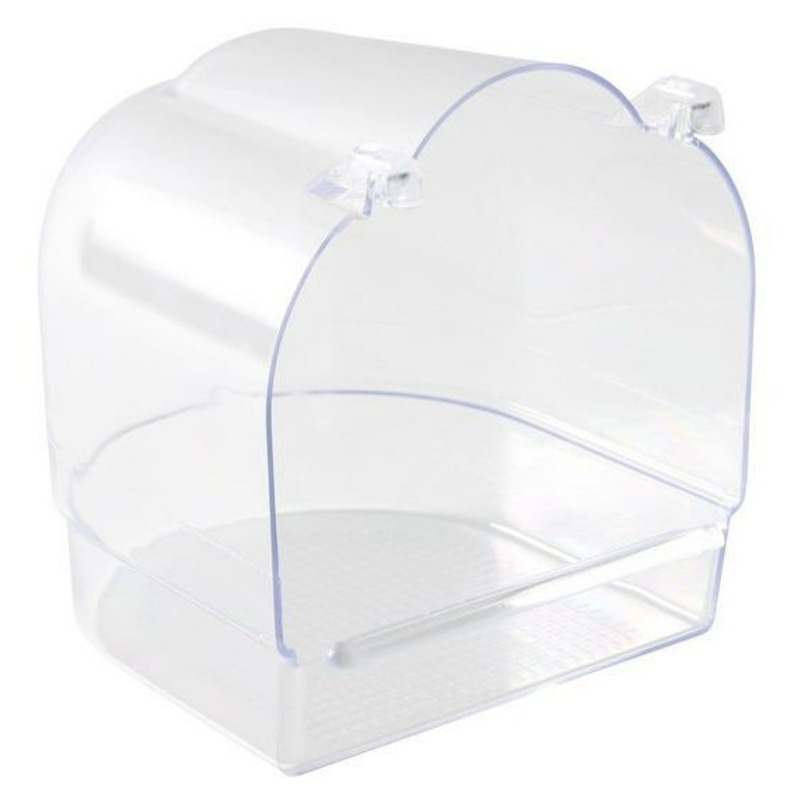 Купалка Trixie для птиц 14х15х15 см прозрачная купалка для птиц trixie пластиковая прозрачно голубая