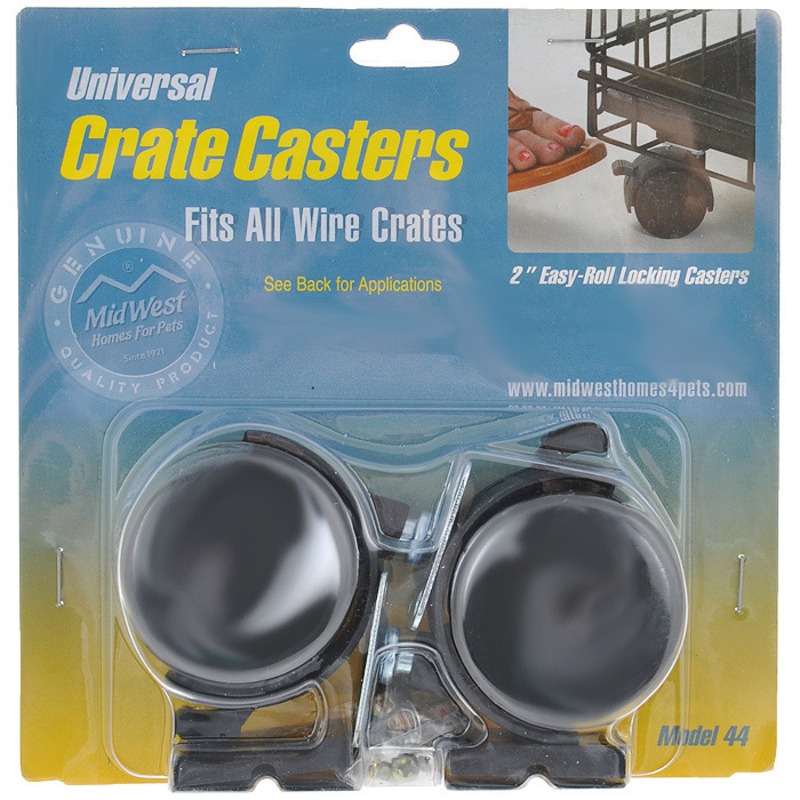 MidWest колеса для клеток Universal Crate Caster универсальные 2 шт