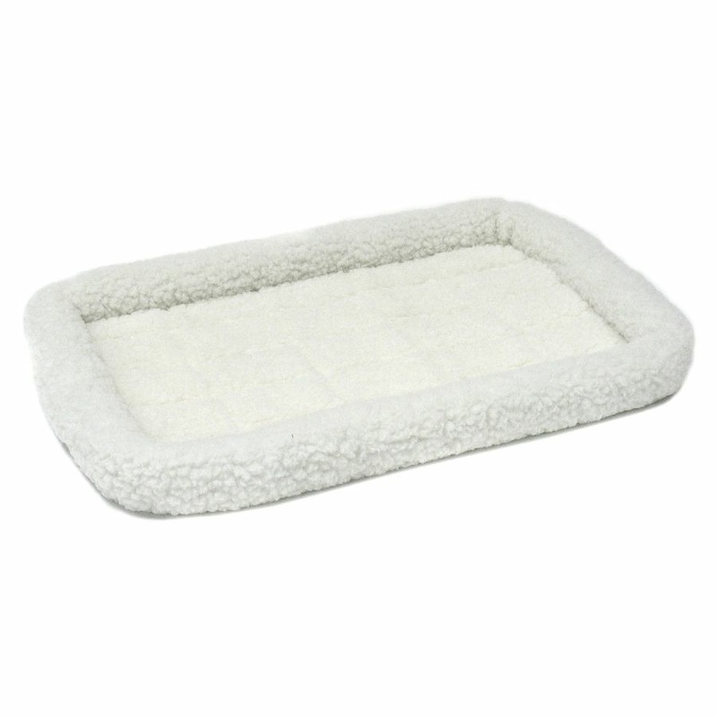 цена MidWest лежанка Pet Bed флисовая 58х45 см белая