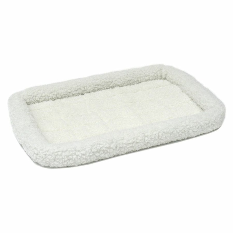 цена MidWest лежанка Pet Bed флисовая 76х53 см белая