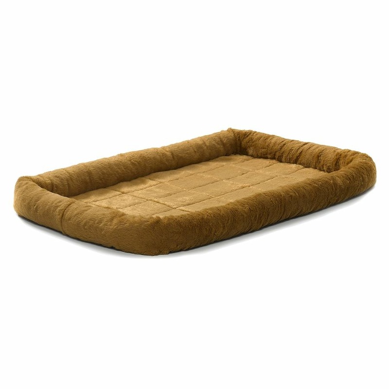 цена MidWest лежанка Pet Bed меховая 61х46 см коричневая
