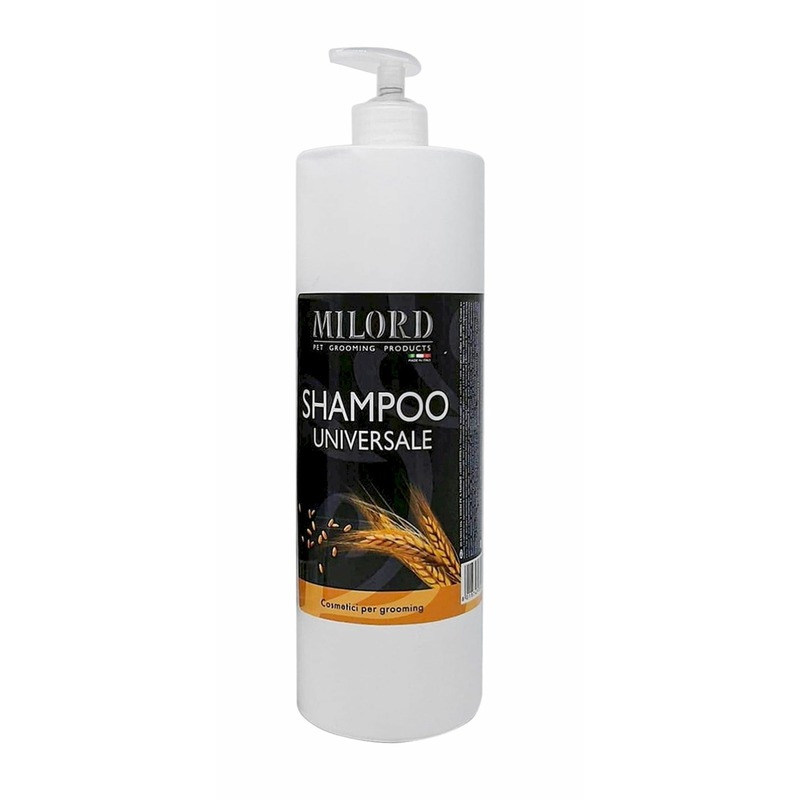Milord Shampoo Universale шампунь \Пшеница\ для собак и кошек, универсальный, с экстрактом пшеницы, с дозатором - 1 л