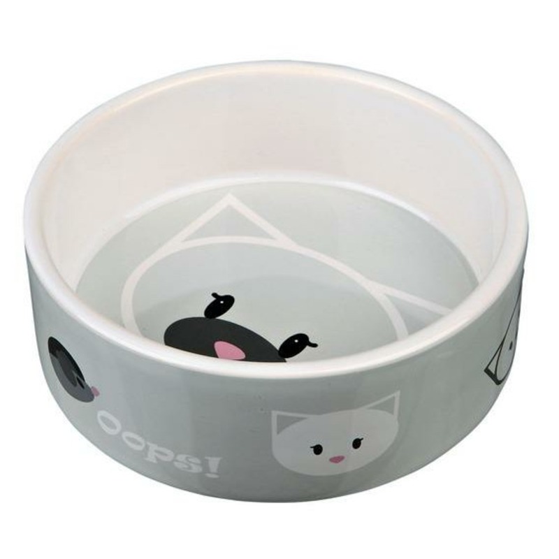Миска Trixie Mimi для кошек керамическая 0,3 л/ф12 см миска trixie для собак керамическая 0 3 л ф12 см коричнево бежевая с рисунком лапки