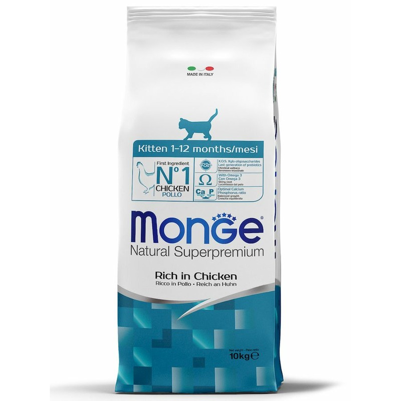 Monge Cat Daily Line полнорационный сухой корм для котят, с курицей - 10 кг