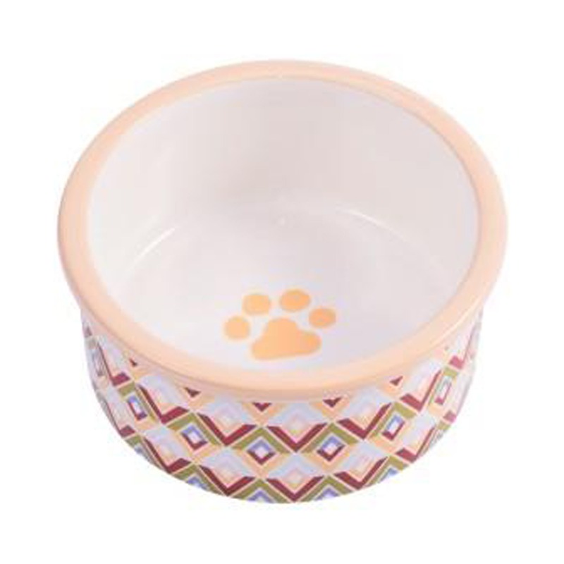 Mr.Kranch миска для собак, керамическая, с орнаментом - 600 мл керамикарт миска керамическая для собак зебра 600 мл