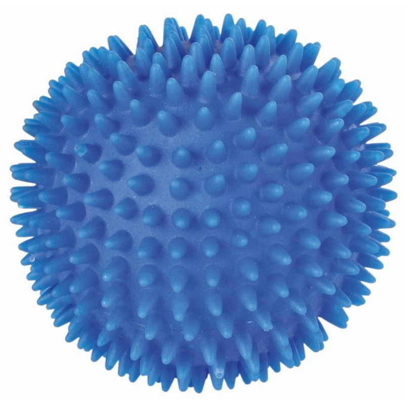 Мяч Trixie для собак игольчатый с пищалкой Ф10 см trixie мяч игольчатый лунный свет ф10 см