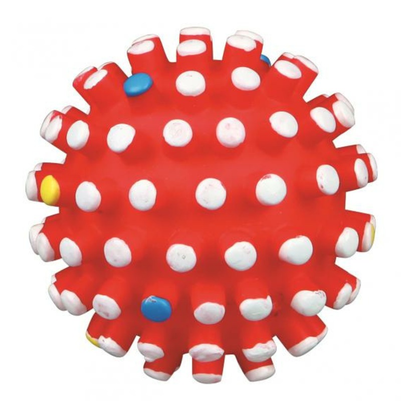 Мяч Trixie для собак игольчатый с пищалкой Ф12 см виниловый