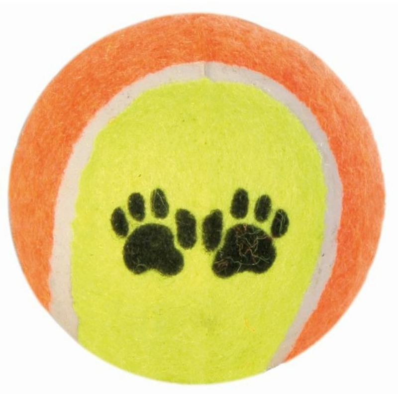 Мяч Trixie для собак теннисный 6,4 см игрушка trixie для собак теннисный мяч на веревке ф6 5 см 50 см
