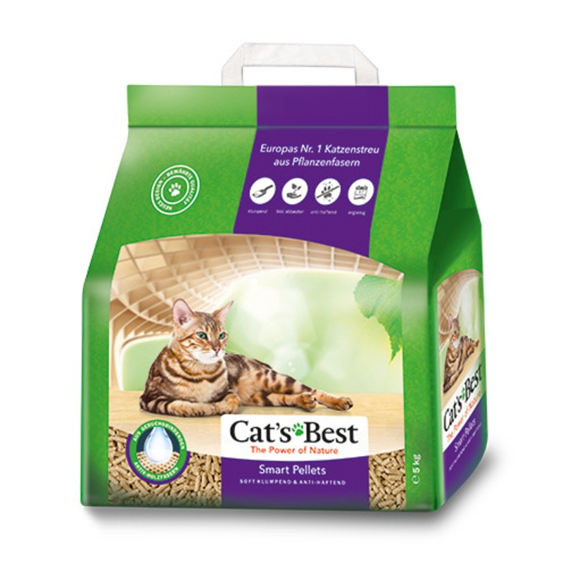 наполнитель cat s best smart pellets 10л 5кг древесный комкующийся Наполнитель Cats Best Smart Pellets древесный комкующийся