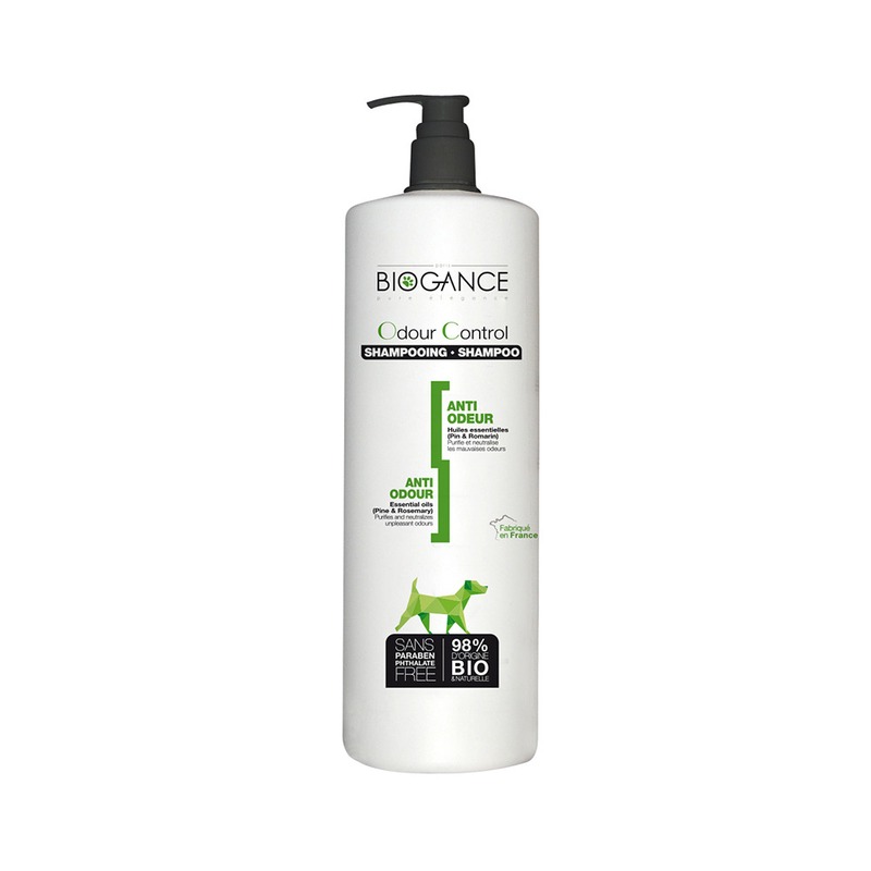 Натуральный BIO шампунь Biogance Odour Control 1 л натуральный bio кондиционер для блеска шерсти biogance glisshair 1 л