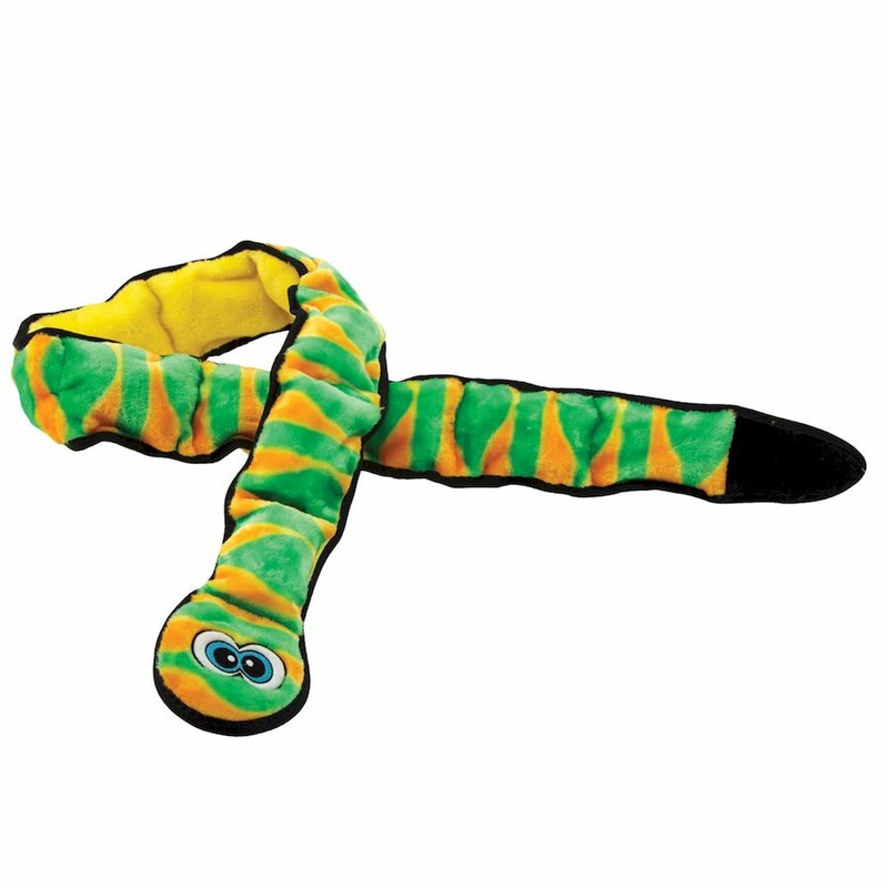 Outward Hound Invincibles игрушка для собак, змея с 12 пищалками - XXL, 1,5 м